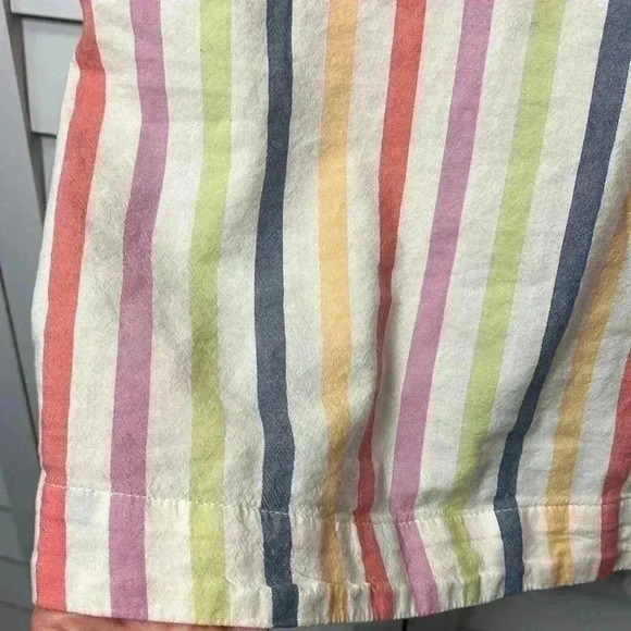 Old Navy V-Neck Striped Top Size Medium - Picture 4 of 6